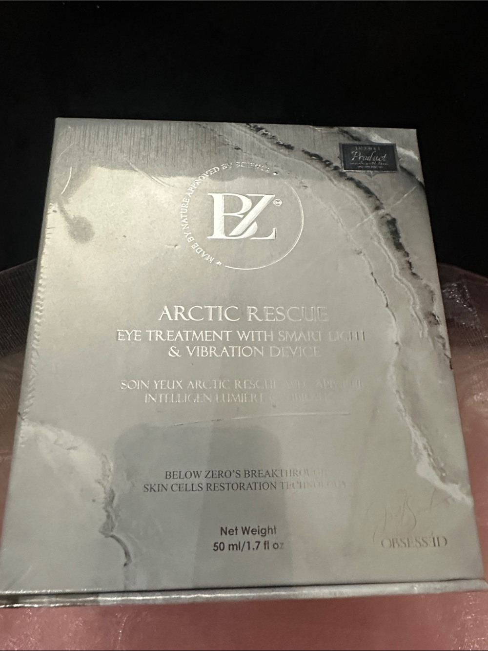 PZ Arctic Rescue Eye Treatment with Smart Light & Vibration - Silver - Picture 2 of 3